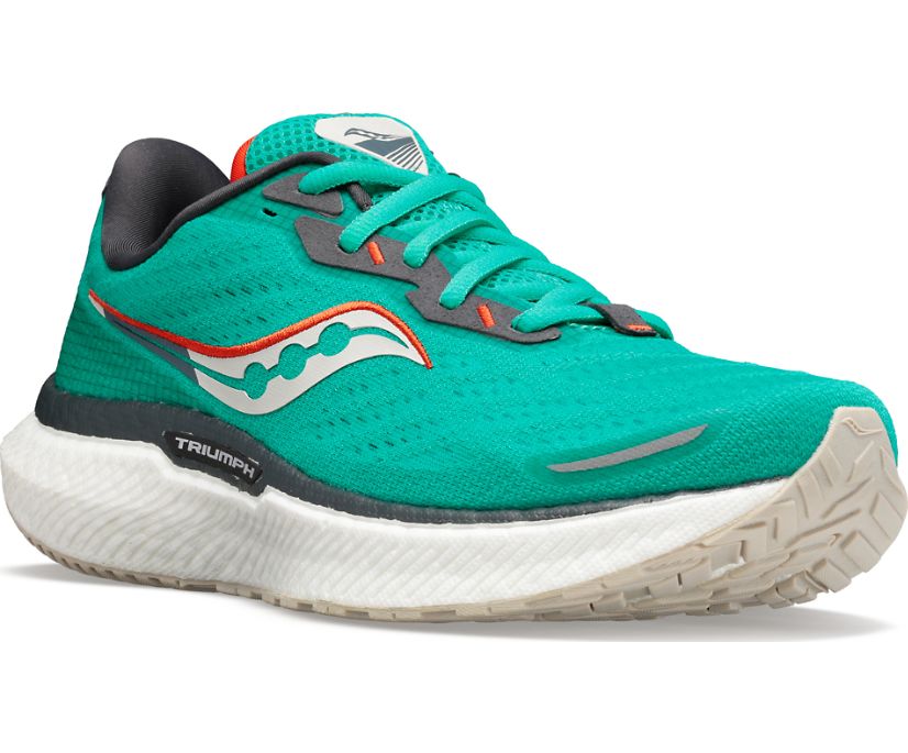 Women's Saucony Triumph 19 Running Shoes Mint | Singapore 210WNBY